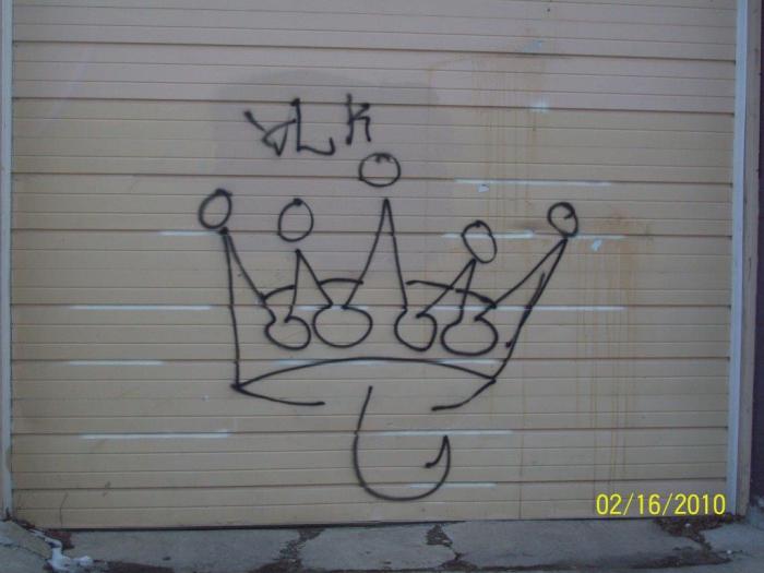 Latin kings 5 point crown