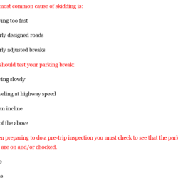 Cdl permit combination practice test