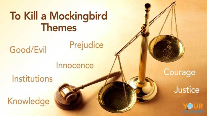 To kill a mockingbird literary elements